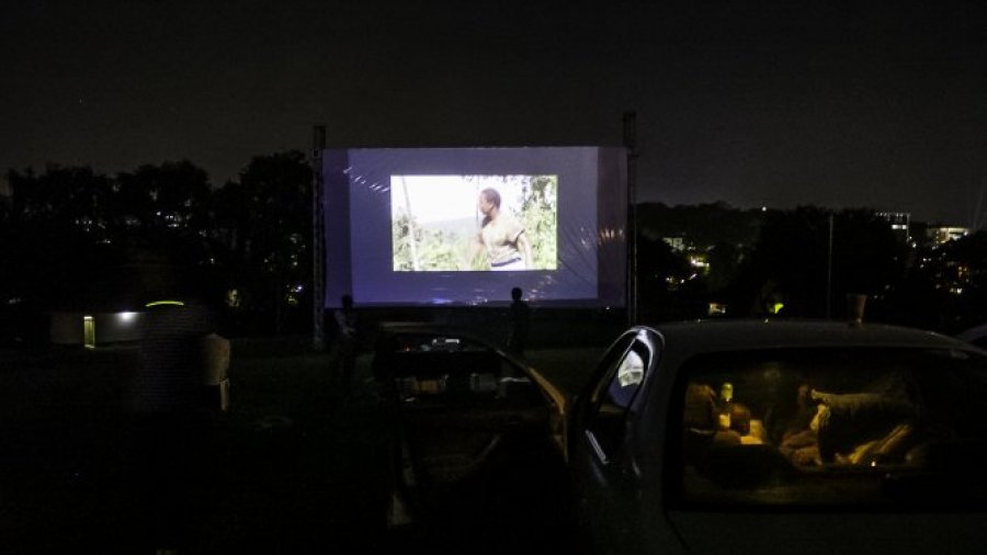 Drive-in cinema excites guests at Amakula
