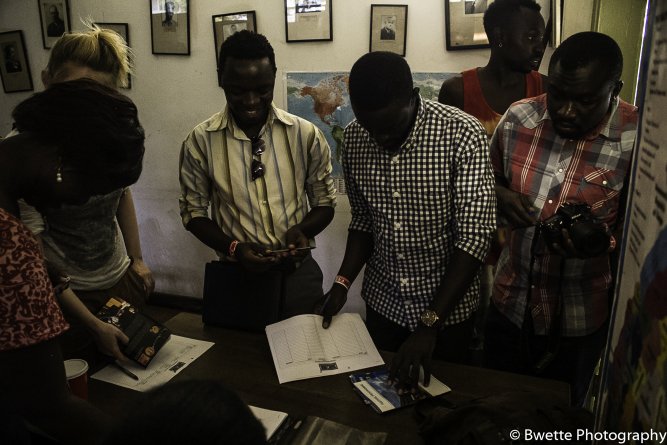 Guests arriving for the festival