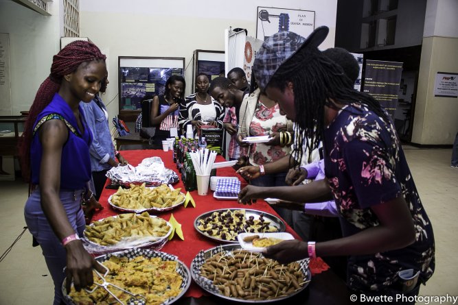 Guests were treated to a cocktail before the screening of Ugandan film, 'Bala Bala Sese'